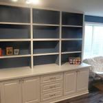 Custom built-in bookcase